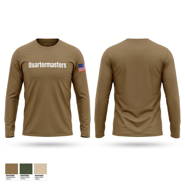 Long Sleeve Performance Shirt, Quartermasters, Navy, Teamtime, Team time, sublimation, custom sports apparel, team uniforms, spirit wear, spiritwear, sports uniforms, custom shirts, team store, custom team store, fundraiser sports, apparel fundraiser