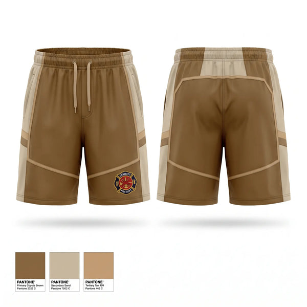 Athletic Shorts With Pockets, Dermott Fire Department, Fire Department, Teamtime, Team time, sublimation, custom sports apparel, team uniforms, spirit wear, spiritwear, sports uniforms, custom shirts, team store, custom team store, fundraiser sports, apparel fundraiser