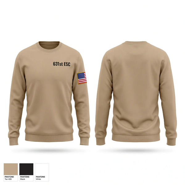 Crew Neck Sweatshirt, 631st ESC, Army, Teamtime, Team time, sublimation, custom sports apparel, team uniforms, spirit wear, spiritwear, sports uniforms, custom shirts, team store, custom team store, fundraiser sports, apparel fundraiser