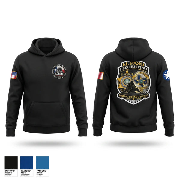 Hoodie, El Paso, Police, Teamtime, Team time, sublimation, custom sports apparel, team uniforms, spirit wear, spiritwear, sports uniforms, custom shirts, team store, custom team store, fundraiser sports, apparel fundraiser
