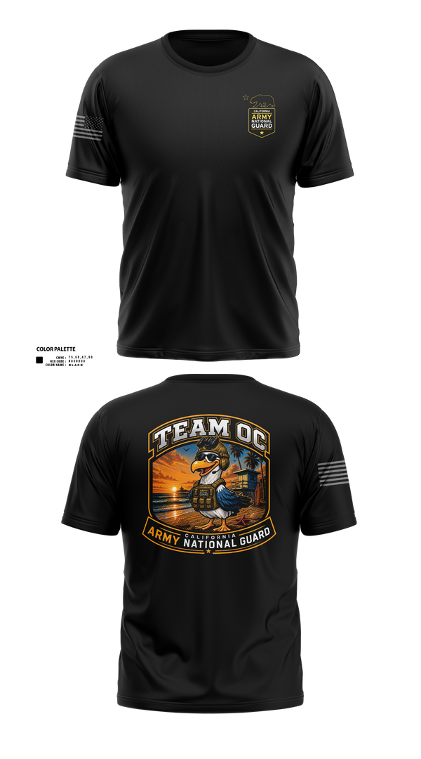 Short Sleeve Performance Shirt, TEAM OC, National Guard, Teamtime, Team time, sublimation, custom sports apparel, team uniforms, spirit wear, spiritwear, sports uniforms, custom shirts, team store, custom team store, fundraiser sports, apparel fundraiser