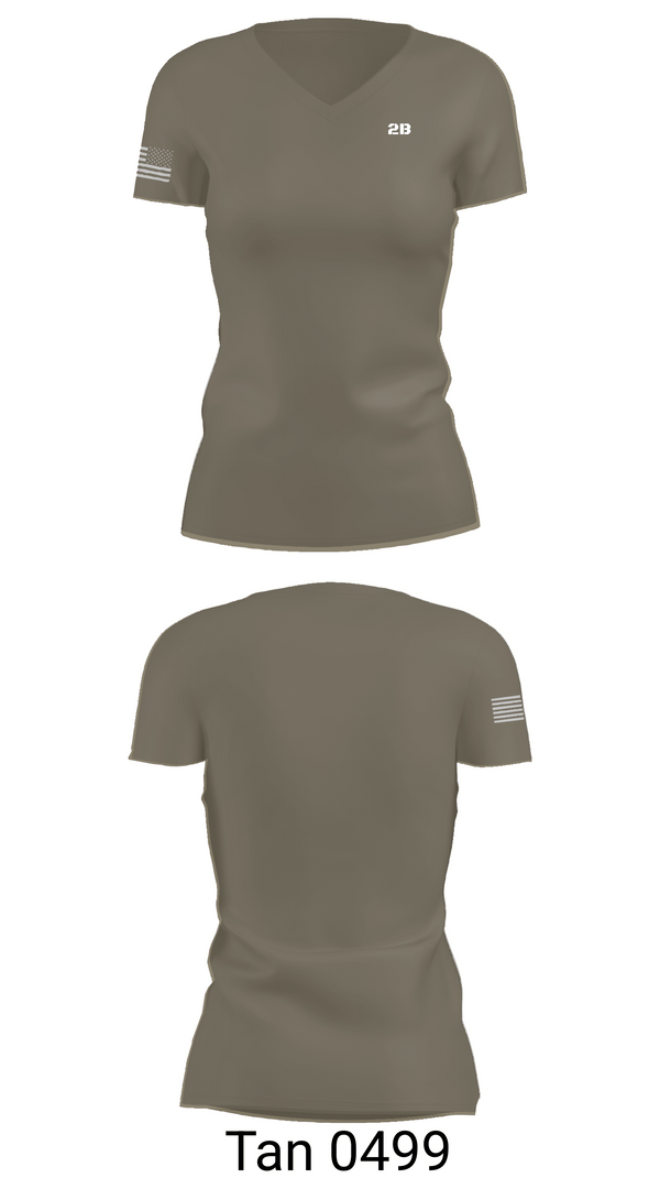 Womens Short Sleeve Vneck Shirt, 2B, Army, Teamtime, Team time, sublimation, custom sports apparel, team uniforms, spirit wear, spiritwear, sports uniforms, custom shirts, team store, custom team store, fundraiser sports, apparel fundraiser