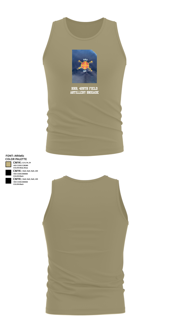 Tank Top, HHB, 428th Field Artillery Brigade, , Teamtime, Team time, sublimation, custom sports apparel, team uniforms, spirit wear, spiritwear, sports uniforms, custom shirts, team store, custom team store, fundraiser sports, apparel fundraiser
