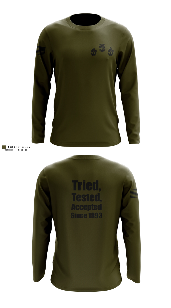 Long Sleeve Performance Shirt, The GOAT Locker gear, Navy, Teamtime, Team time, sublimation, custom sports apparel, team uniforms, spirit wear, spiritwear, sports uniforms, custom shirts, team store, custom team store, fundraiser sports, apparel fundraiser