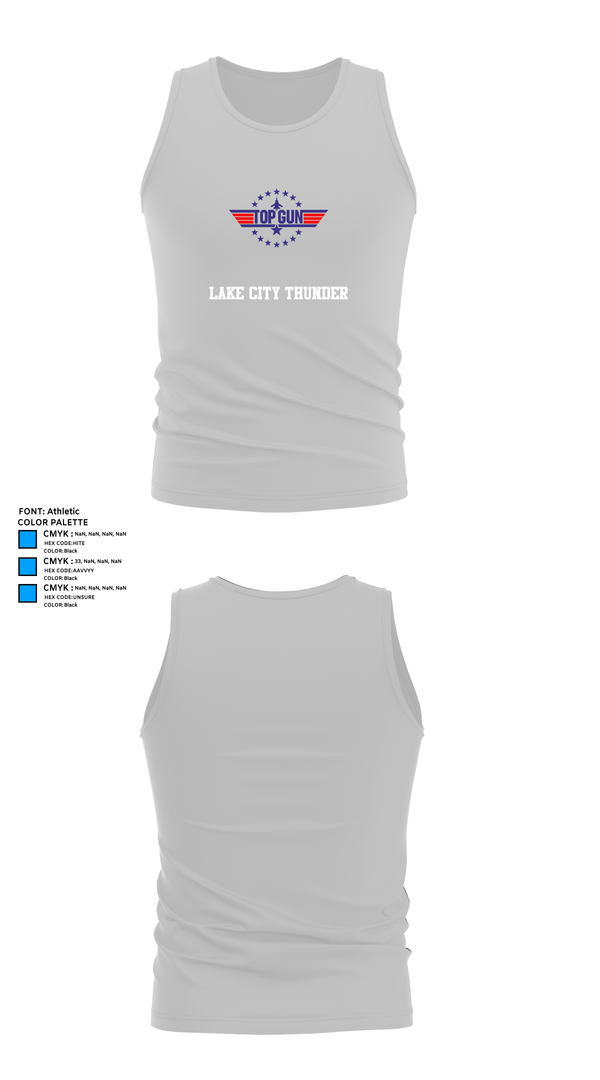 Tank Top, Lake City Thunder, Softball, Teamtime, Team time, sublimation, custom sports apparel, team uniforms, spirit wear, spiritwear, sports uniforms, custom shirts, team store, custom team store, fundraiser sports, apparel fundraiser