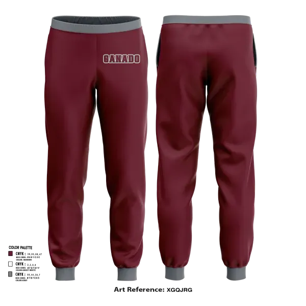 Joggers, Ganado, Spirit Store, Teamtime, Team time, sublimation, custom sports apparel, team uniforms, spirit wear, spiritwear, sports uniforms, custom shirts, team store, custom team store, fundraiser sports, apparel fundraiser