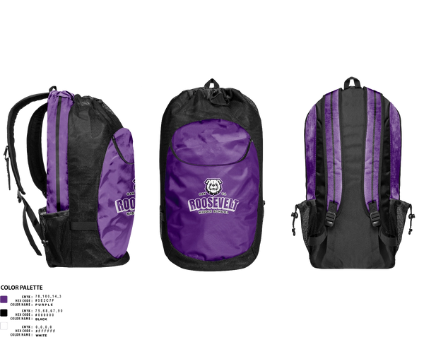 Gear Bag, Bulldogs, Women's Basketball, Teamtime, Team time, sublimation, custom sports apparel, team uniforms, spirit wear, spiritwear, sports uniforms, custom shirts, team store, custom team store, fundraiser sports, apparel fundraiser