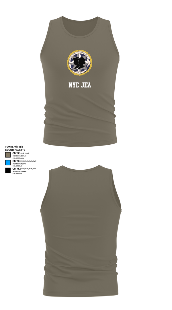 Tank Top, NYC JEA, , Teamtime, Team time, sublimation, custom sports apparel, team uniforms, spirit wear, spiritwear, sports uniforms, custom shirts, team store, custom team store, fundraiser sports, apparel fundraiser