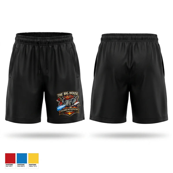 Athletic Shorts With Pockets, Columbia Airport Fire, Fire Department, Teamtime, Team time, sublimation, custom sports apparel, team uniforms, spirit wear, spiritwear, sports uniforms, custom shirts, team store, custom team store, fundraiser sports, apparel fundraiser
