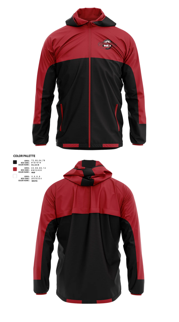 Windbreaker, Wilmington, Baseball, Teamtime, Team time, sublimation, custom sports apparel, team uniforms, spirit wear, spiritwear, sports uniforms, custom shirts, team store, custom team store, fundraiser sports, apparel fundraiser