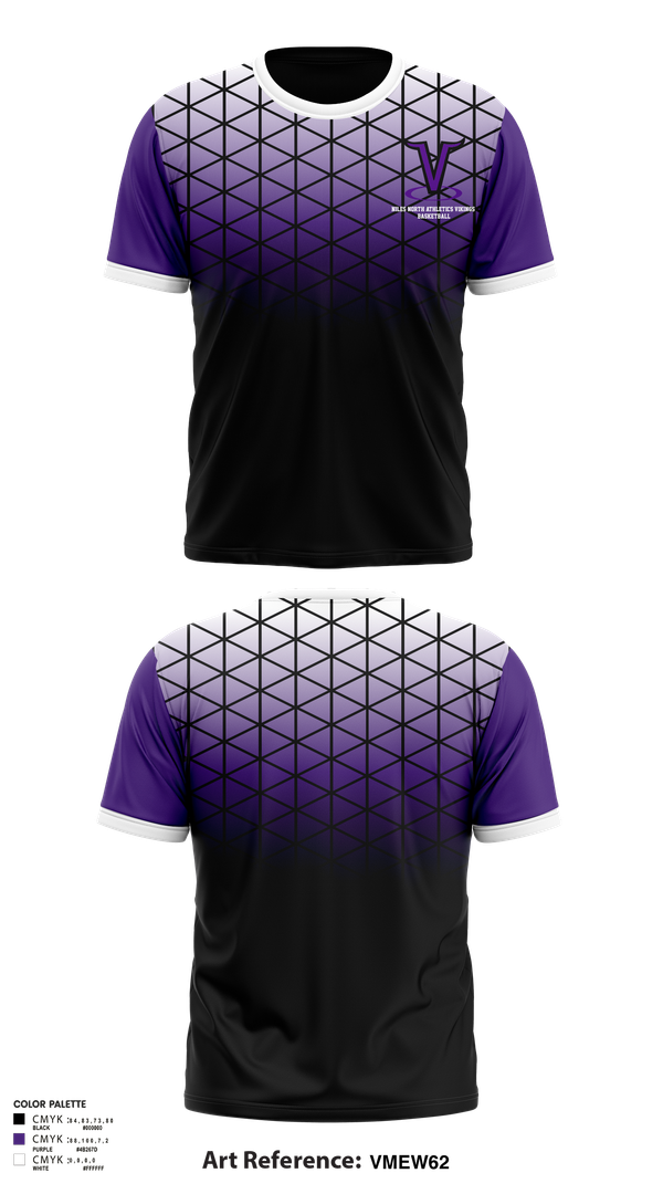 Short Sleeve Performance Shirt, Niles North Athletics Vikings Basketball, Men's Basketball, Teamtime, Team time, sublimation, custom sports apparel, team uniforms, spirit wear, spiritwear, sports uniforms, custom shirts, team store, custom team store, fundraiser sports, apparel fundraiser