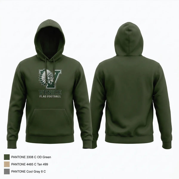 Hoodie, Venice Indians, , Teamtime, Team time, sublimation, custom sports apparel, team uniforms, spirit wear, spiritwear, sports uniforms, custom shirts, team store, custom team store, fundraiser sports, apparel fundraiser