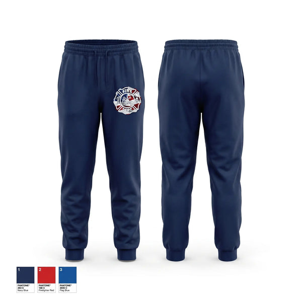 Sweatpants, Morocco Fire Department, Fire Department, Teamtime, Team time, sublimation, custom sports apparel, team uniforms, spirit wear, spiritwear, sports uniforms, custom shirts, team store, custom team store, fundraiser sports, apparel fundraiser