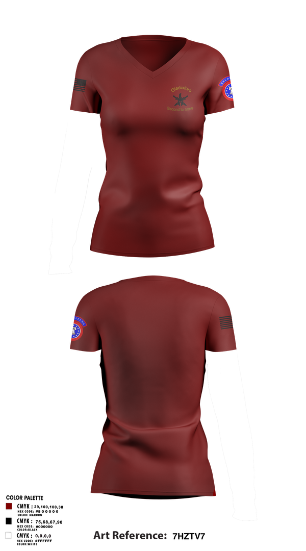 Womens Short Sleeve Vneck Shirt, 2ND MRBN, Army, Teamtime, Team time, sublimation, custom sports apparel, team uniforms, spirit wear, spiritwear, sports uniforms, custom shirts, team store, custom team store, fundraiser sports, apparel fundraiser