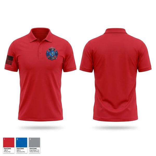 Short Sleeve Performance Polo, Tri Community Volunteer Fire Department, Fire Department, Teamtime, Team time, sublimation, custom sports apparel, team uniforms, spirit wear, spiritwear, sports uniforms, custom shirts, team store, custom team store, fundraiser sports, apparel fundraiser