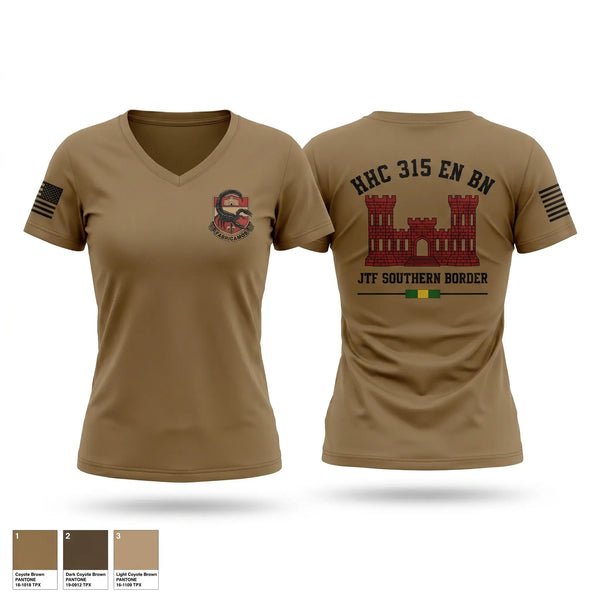 Womens Short Sleeve Vneck Shirt, 315 EN BN, Army, Teamtime, Team time, sublimation, custom sports apparel, team uniforms, spirit wear, spiritwear, sports uniforms, custom shirts, team store, custom team store, fundraiser sports, apparel fundraiser