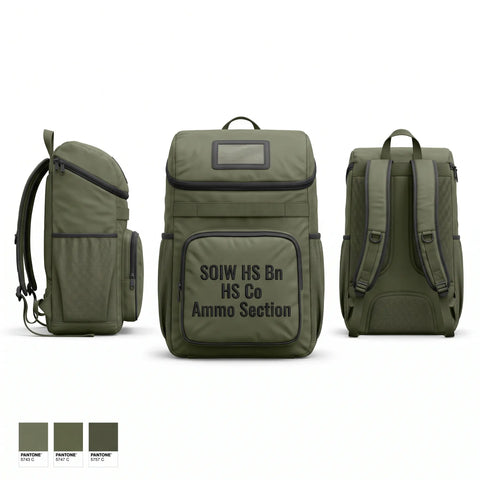 Gear Bag, SOI-W, H&S Bn, H&S Co. Ammo Section, Marines, Teamtime, Team time, sublimation, custom sports apparel, team uniforms, spirit wear, spiritwear, sports uniforms, custom shirts, team store, custom team store, fundraiser sports, apparel fundraiser