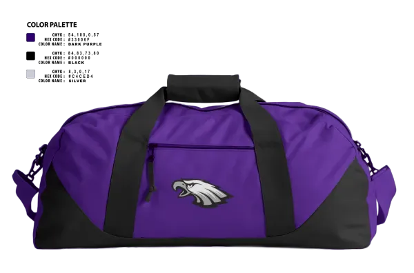 Duffle Bag, Southern Valley Eagles, Men's Basketball, Teamtime, Team time, sublimation, custom sports apparel, team uniforms, spirit wear, spiritwear, sports uniforms, custom shirts, team store, custom team store, fundraiser sports, apparel fundraiser