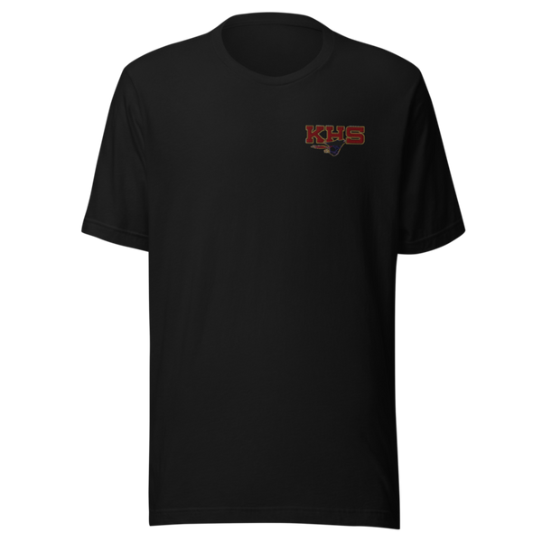 Kingston High School Cheer 38639250 Unisex Staple T-Shirt | Bella + Canvas 3001