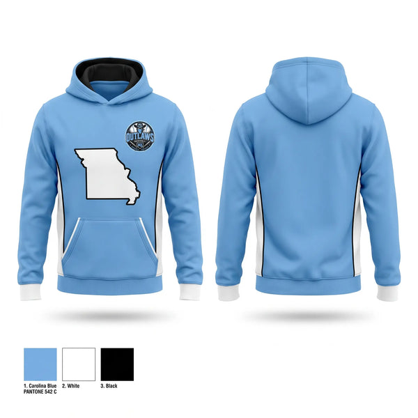 Hoodie, Munford Outlaws, Baseball, Teamtime, Team time, sublimation, custom sports apparel, team uniforms, spirit wear, spiritwear, sports uniforms, custom shirts, team store, custom team store, fundraiser sports, apparel fundraiser