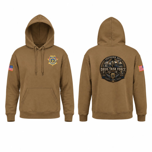 Hoodie, Southern Ohio Drug Task Force, Police, Teamtime, Team time, sublimation, custom sports apparel, team uniforms, spirit wear, spiritwear, sports uniforms, custom shirts, team store, custom team store, fundraiser sports, apparel fundraiser