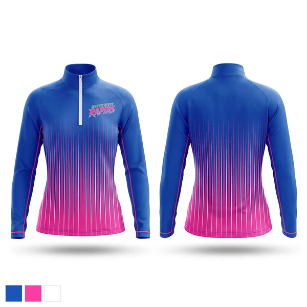 Quarter Zip Jacket, Mystic River Rapids, Baseball, Teamtime, Team time, sublimation, custom sports apparel, team uniforms, spirit wear, spiritwear, sports uniforms, custom shirts, team store, custom team store, fundraiser sports, apparel fundraiser