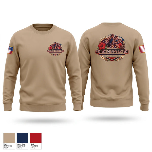 Crew Neck Sweatshirt, COMMAND FITNESS LEADERS, Navy, Teamtime, Team time, sublimation, custom sports apparel, team uniforms, spirit wear, spiritwear, sports uniforms, custom shirts, team store, custom team store, fundraiser sports, apparel fundraiser