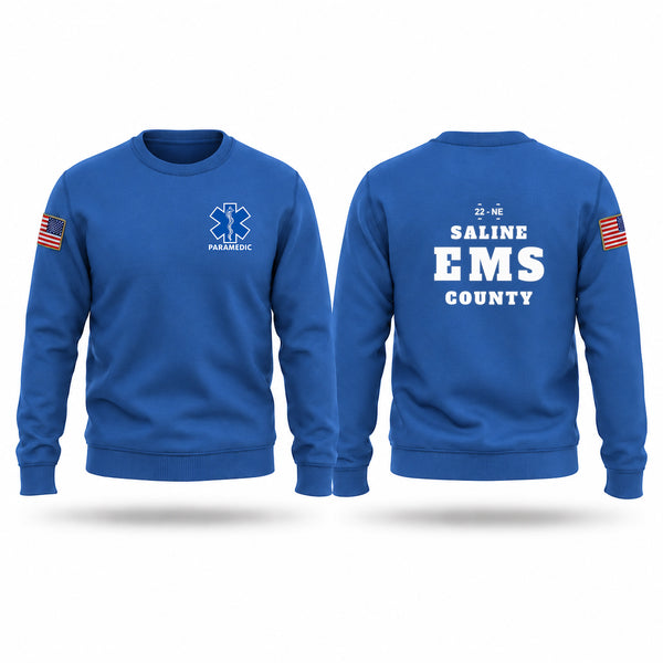 Crew Neck Sweatshirt, Crete Area Medical Center EMS, EMS/EMT, Teamtime, Team time, sublimation, custom sports apparel, team uniforms, spirit wear, spiritwear, sports uniforms, custom shirts, team store, custom team store, fundraiser sports, apparel fundraiser