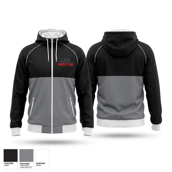 Windbreaker, J.E.T., Wrestling, Teamtime, Team time, sublimation, custom sports apparel, team uniforms, spirit wear, spiritwear, sports uniforms, custom shirts, team store, custom team store, fundraiser sports, apparel fundraiser