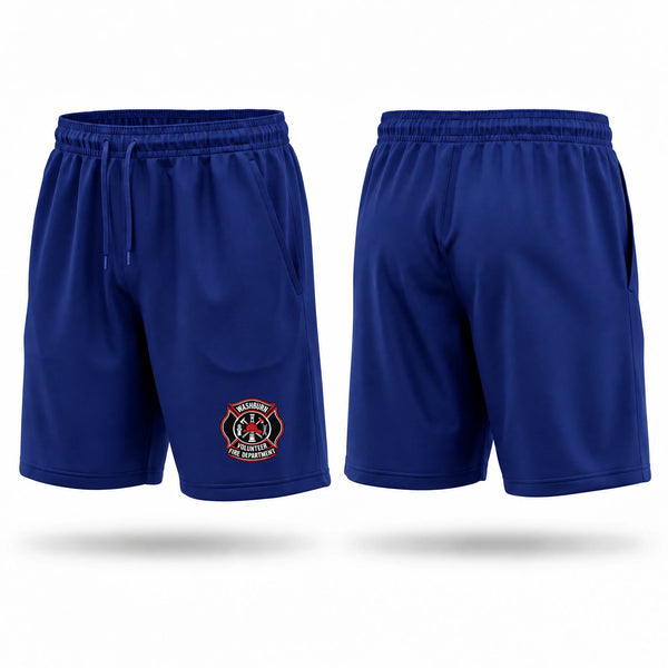 Athletic Shorts With Pockets, Washburn Fire and Rescue, Fire Department, Teamtime, Team time, sublimation, custom sports apparel, team uniforms, spirit wear, spiritwear, sports uniforms, custom shirts, team store, custom team store, fundraiser sports, apparel fundraiser