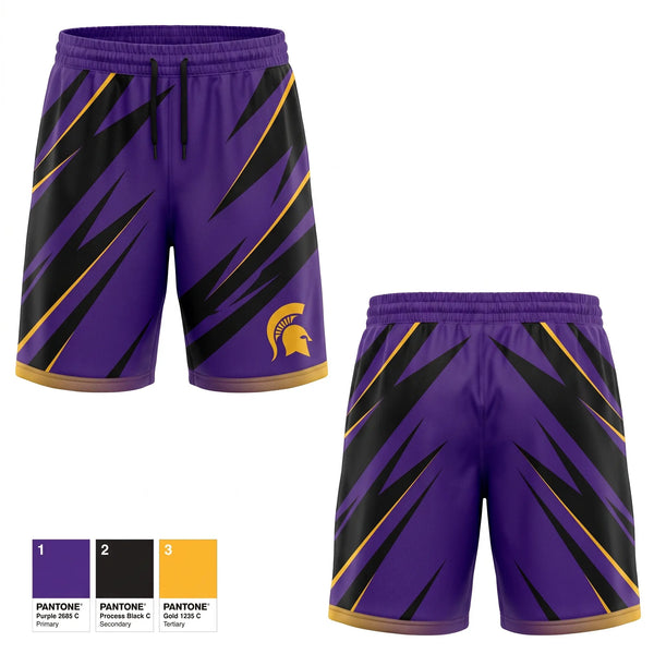 Athletic Shorts With Pockets, Spartans, , Teamtime, Team time, sublimation, custom sports apparel, team uniforms, spirit wear, spiritwear, sports uniforms, custom shirts, team store, custom team store, fundraiser sports, apparel fundraiser