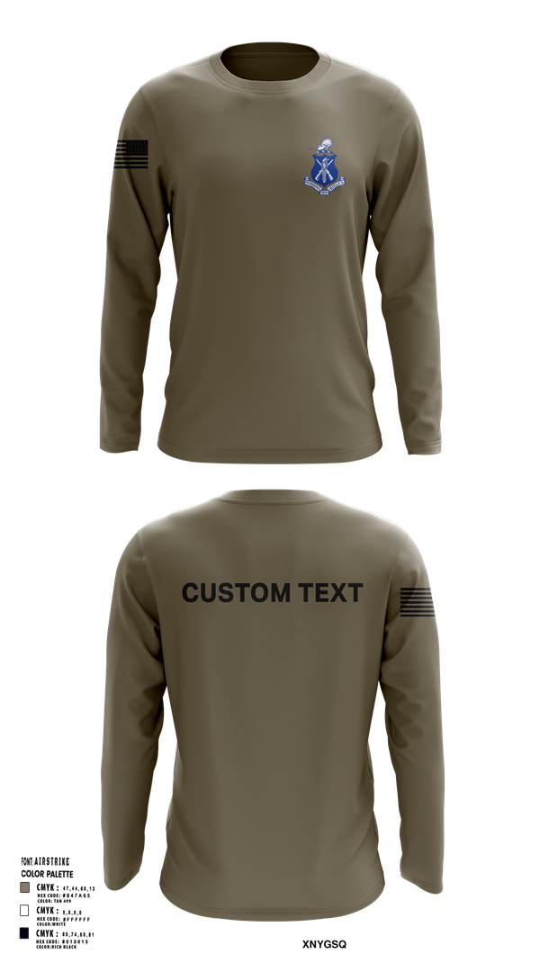 Long Sleeve Performance Shirt, Pershing Rifles Kilo 8, , Teamtime, Team time, sublimation, custom sports apparel, team uniforms, spirit wear, spiritwear, sports uniforms, custom shirts, team store, custom team store, fundraiser sports, apparel fundraiser
