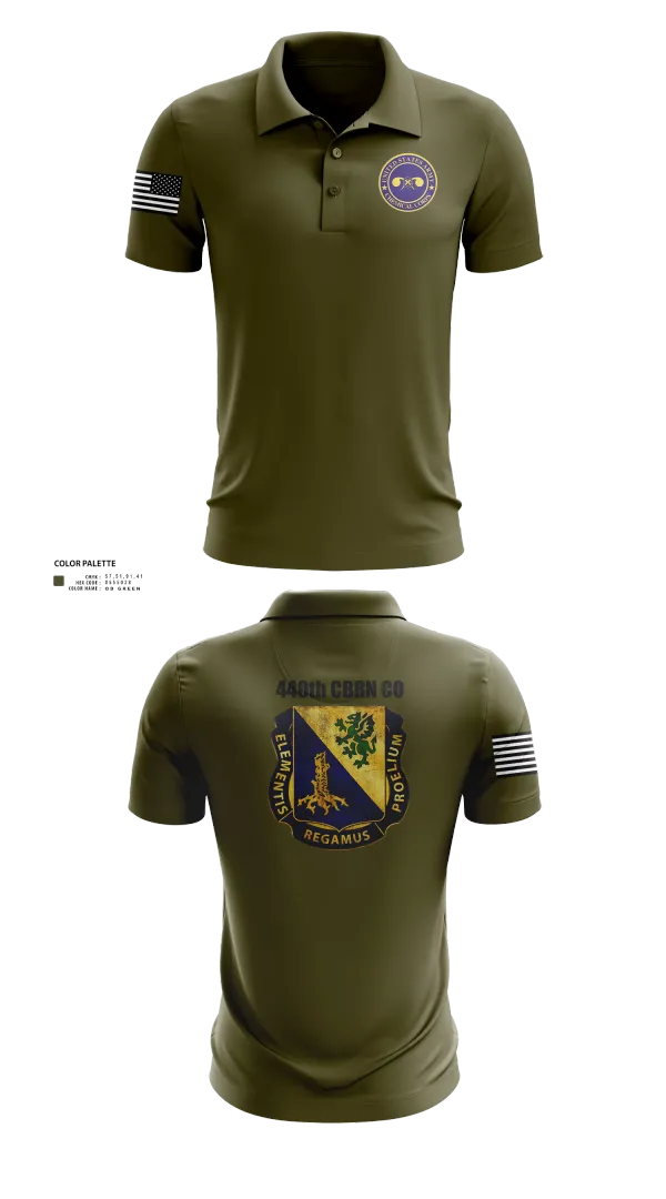 Short Sleeve Performance Polo, 440th CBRN CO, , Teamtime, Team time, sublimation, custom sports apparel, team uniforms, spirit wear, spiritwear, sports uniforms, custom shirts, team store, custom team store, fundraiser sports, apparel fundraiser