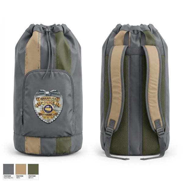 Gear Bag, Wakarusa, Police, Teamtime, Team time, sublimation, custom sports apparel, team uniforms, spirit wear, spiritwear, sports uniforms, custom shirts, team store, custom team store, fundraiser sports, apparel fundraiser