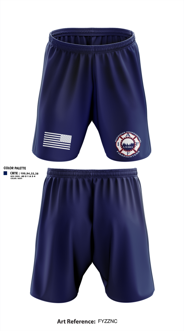 Athletic Shorts With Pockets, Sheridan fire district, Fire Department, Teamtime, Team time, sublimation, custom sports apparel, team uniforms, spirit wear, spiritwear, sports uniforms, custom shirts, team store, custom team store, fundraiser sports, apparel fundraiser