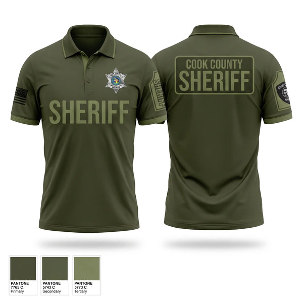Short Sleeve Performance Polo, Cook County Sheriff’s Office, Police, Teamtime, Team time, sublimation, custom sports apparel, team uniforms, spirit wear, spiritwear, sports uniforms, custom shirts, team store, custom team store, fundraiser sports, apparel fundraiser
