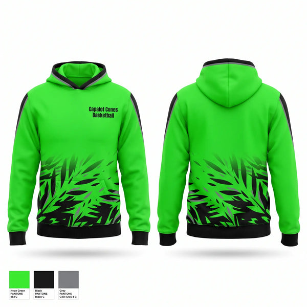 Hoodie, Capalot Cones Basketball, Men's Basketball, Teamtime, Team time, sublimation, custom sports apparel, team uniforms, spirit wear, spiritwear, sports uniforms, custom shirts, team store, custom team store, fundraiser sports, apparel fundraiser