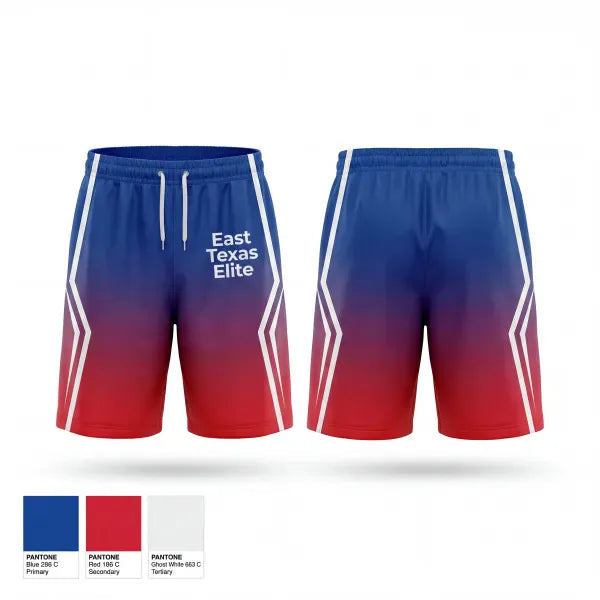 Athletic Shorts With Pockets, East Texas Elite, Women's Basketball, Teamtime, Team time, sublimation, custom sports apparel, team uniforms, spirit wear, spiritwear, sports uniforms, custom shirts, team store, custom team store, fundraiser sports, apparel fundraiser