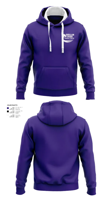 Hoodie, Boulan Park Broncos, Track & Field, Teamtime, Team time, sublimation, custom sports apparel, team uniforms, spirit wear, spiritwear, sports uniforms, custom shirts, team store, custom team store, fundraiser sports, apparel fundraiser
