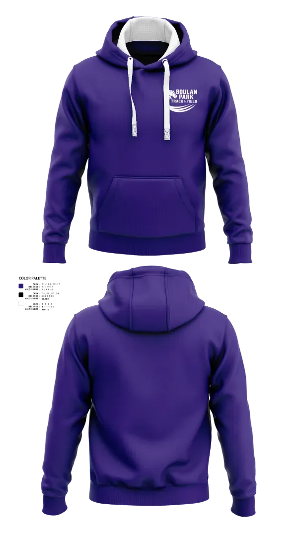 Hoodie, Boulan Park Broncos, Track & Field, Teamtime, Team time, sublimation, custom sports apparel, team uniforms, spirit wear, spiritwear, sports uniforms, custom shirts, team store, custom team store, fundraiser sports, apparel fundraiser