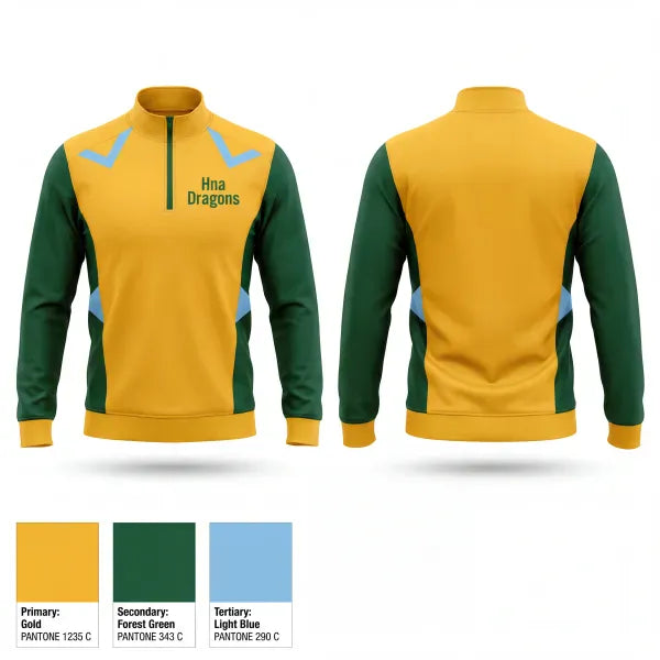 Quarter Zip Jacket, Hāna Dragons, Women's Basketball, Teamtime, Team time, sublimation, custom sports apparel, team uniforms, spirit wear, spiritwear, sports uniforms, custom shirts, team store, custom team store, fundraiser sports, apparel fundraiser