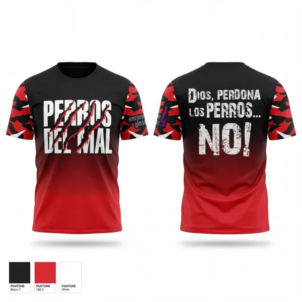 Old School Cotton Feel Shirt, PERROS DEL MAL, Men's Soccer, Teamtime, Team time, sublimation, custom sports apparel, team uniforms, spirit wear, spiritwear, sports uniforms, custom shirts, team store, custom team store, fundraiser sports, apparel fundraiser