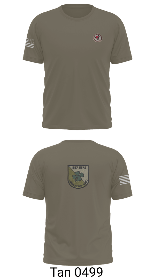 Old School Cotton Feel Shirt, 887 esfs, Air Force, Teamtime, Team time, sublimation, custom sports apparel, team uniforms, spirit wear, spiritwear, sports uniforms, custom shirts, team store, custom team store, fundraiser sports, apparel fundraiser