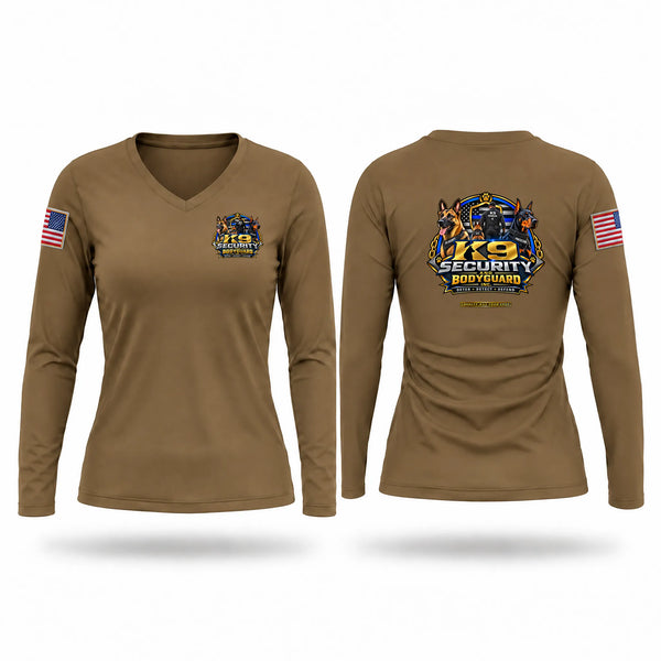 Womens Long Sleeve Vneck Shirt, Transportation Deputy, Police, Teamtime, Team time, sublimation, custom sports apparel, team uniforms, spirit wear, spiritwear, sports uniforms, custom shirts, team store, custom team store, fundraiser sports, apparel fundraiser