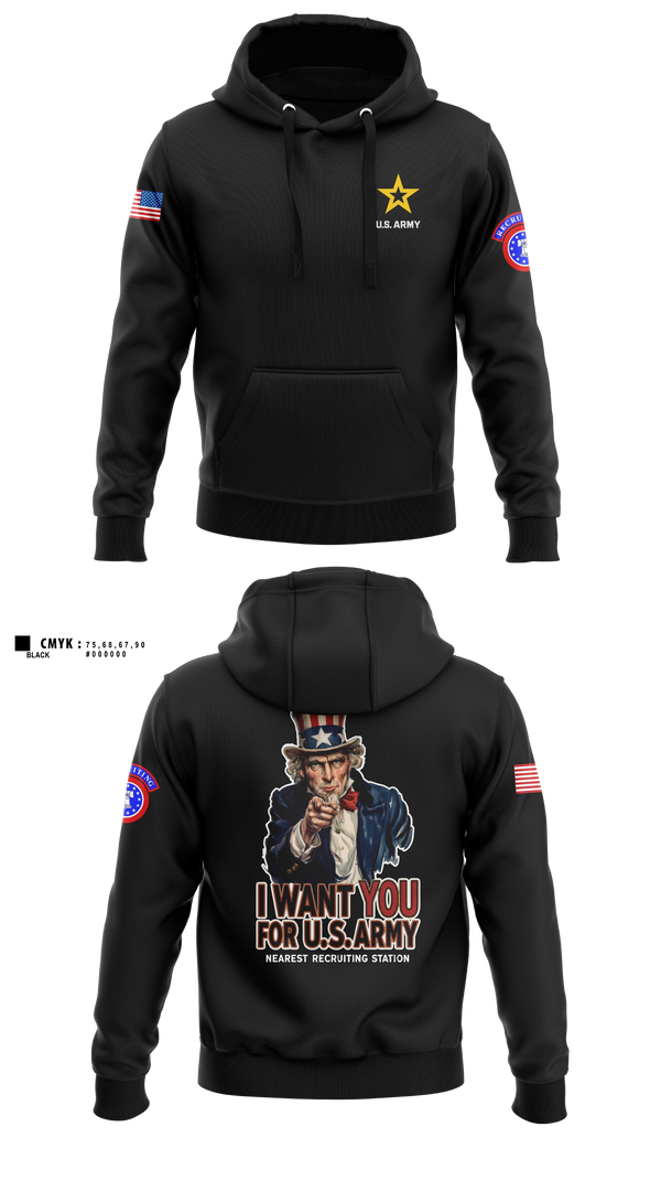 Hoodie, Alaska Army Recruiting, Army, Teamtime, Team time, sublimation, custom sports apparel, team uniforms, spirit wear, spiritwear, sports uniforms, custom shirts, team store, custom team store, fundraiser sports, apparel fundraiser