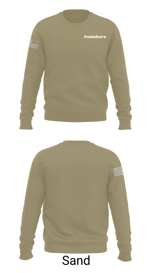 Crew Neck Sweatshirt, Punishers, , Teamtime, Team time, sublimation, custom sports apparel, team uniforms, spirit wear, spiritwear, sports uniforms, custom shirts, team store, custom team store, fundraiser sports, apparel fundraiser