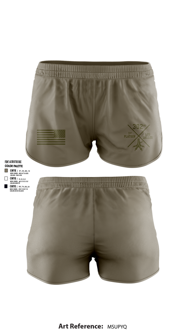 Ranger Panties, 1st PLT Roosters, Army, Teamtime, Team time, sublimation, custom sports apparel, team uniforms, spirit wear, spiritwear, sports uniforms, custom shirts, team store, custom team store, fundraiser sports, apparel fundraiser