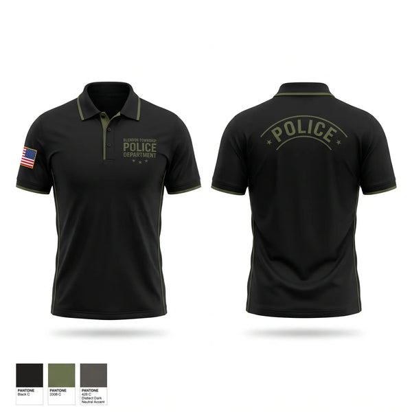Short Sleeve Performance Polo, Blendon Township Police Department, Police, Teamtime, Team time, sublimation, custom sports apparel, team uniforms, spirit wear, spiritwear, sports uniforms, custom shirts, team store, custom team store, fundraiser sports, apparel fundraiser