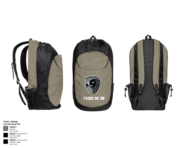 Gear Bag, 743rd MI BN, , Teamtime, Team time, sublimation, custom sports apparel, team uniforms, spirit wear, spiritwear, sports uniforms, custom shirts, team store, custom team store, fundraiser sports, apparel fundraiser