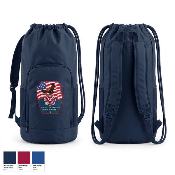Gear Bag, Burlington Township Fire Department, Fire Department, Teamtime, Team time, sublimation, custom sports apparel, team uniforms, spirit wear, spiritwear, sports uniforms, custom shirts, team store, custom team store, fundraiser sports, apparel fundraiser